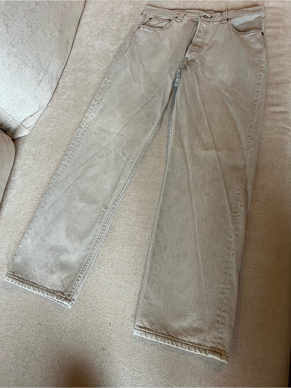 Vintage 1997 Levi’s 501 Light beige Made in the USA 34x30